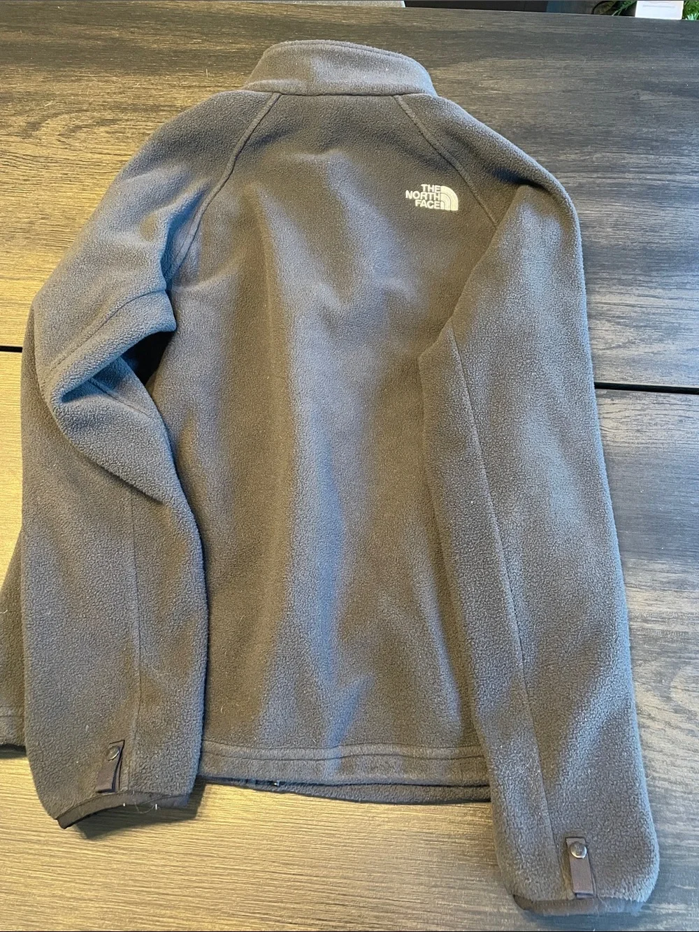 The North Face Charcoal Full-Zip Fleece Jacket